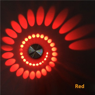 Luz de teto em espiral