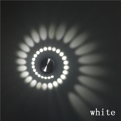 Luz de teto em espiral