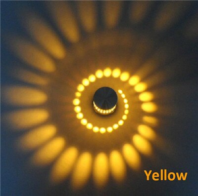 Luz de teto em espiral